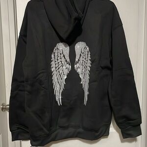 Angel wings hoodie new